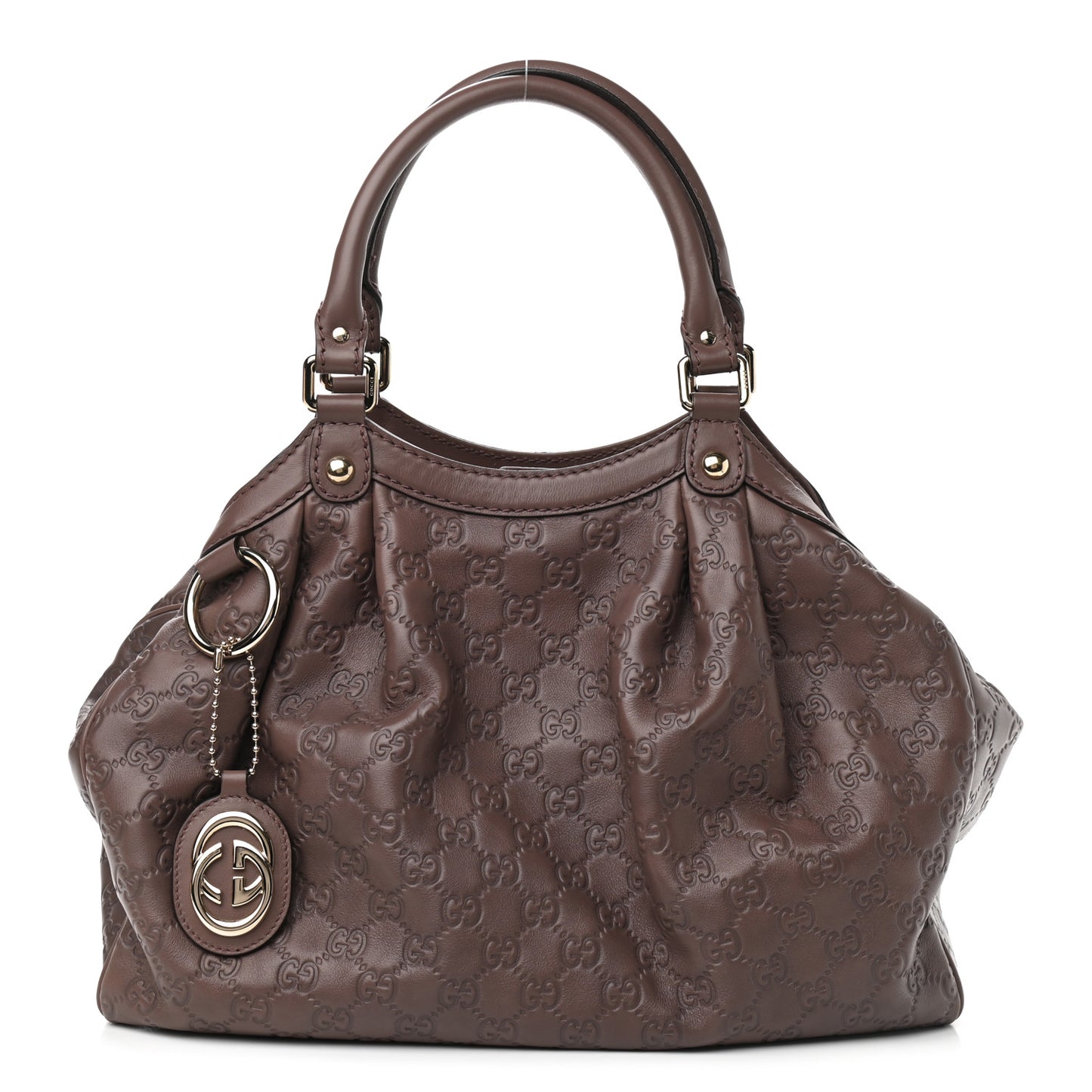 Guccissima Signature Medium Sukey Tote Old Mauve