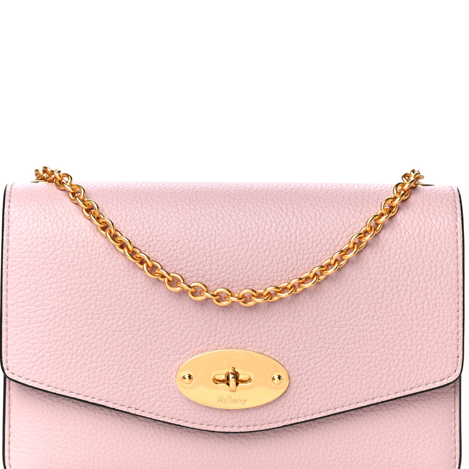 Mulberry Small Classic Grain Calfskin Small Darley Powder Pink 7 of 14