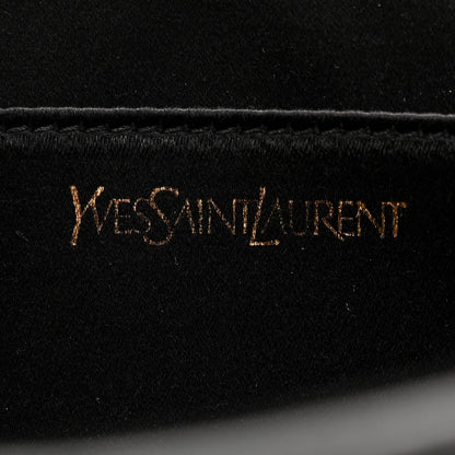 Saint Laurent Patent Calfskin Monogram Large Belle De Jour Clutch Black 6 of 7