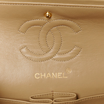 Chanel Lambskin Quilted Small Double Flap Beige 6 of 12