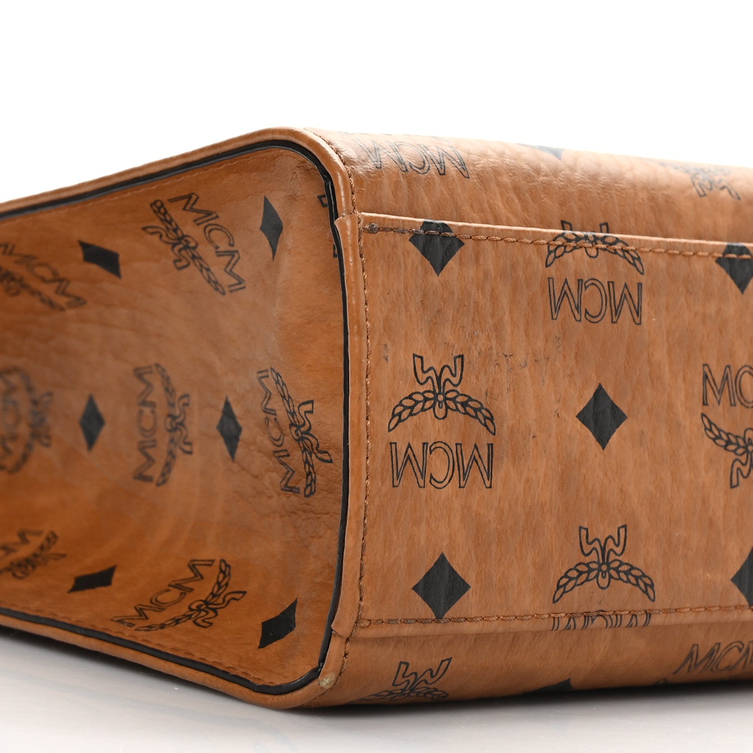 MCM Visetos Klassik Tote Cognac 6 of 8