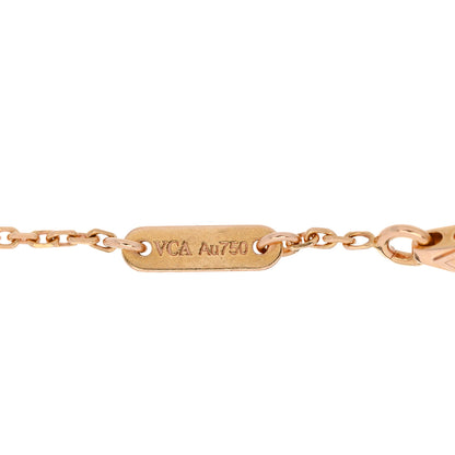 Van Cleef & Arpels 18K Rose Gold Ruby Mini Frivole Bracelet 3 of 4