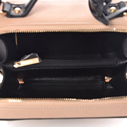 Chanel Caviar Quilted Medium CC Filigree Vanity Case Beige Black 5 of 13