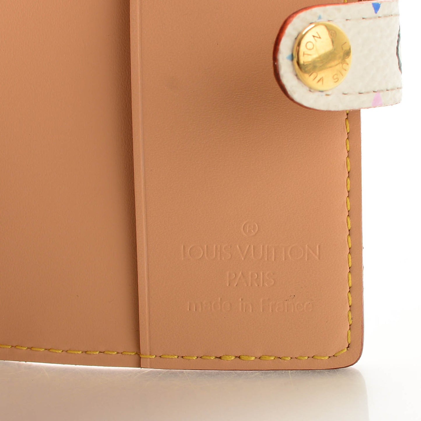 Monogram Multicolor Carnet de Bal Mini Agenda Cover White