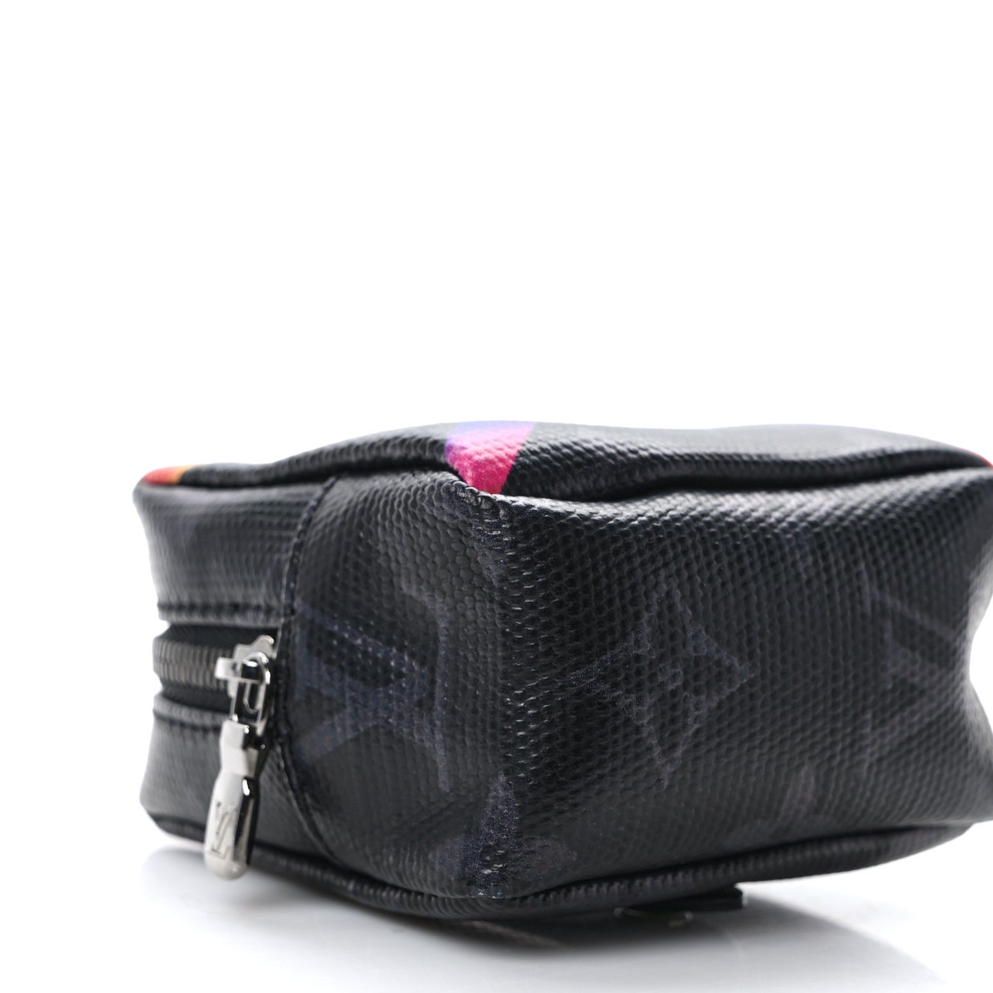 Monogram Eclipse Rainbow Box Pouch Bag Charm Key Ring