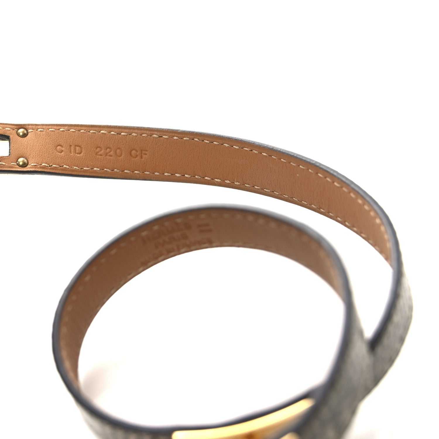 Hermes Lizard Kelly Double Tour Bracelet T2 Ombre 5 of 7