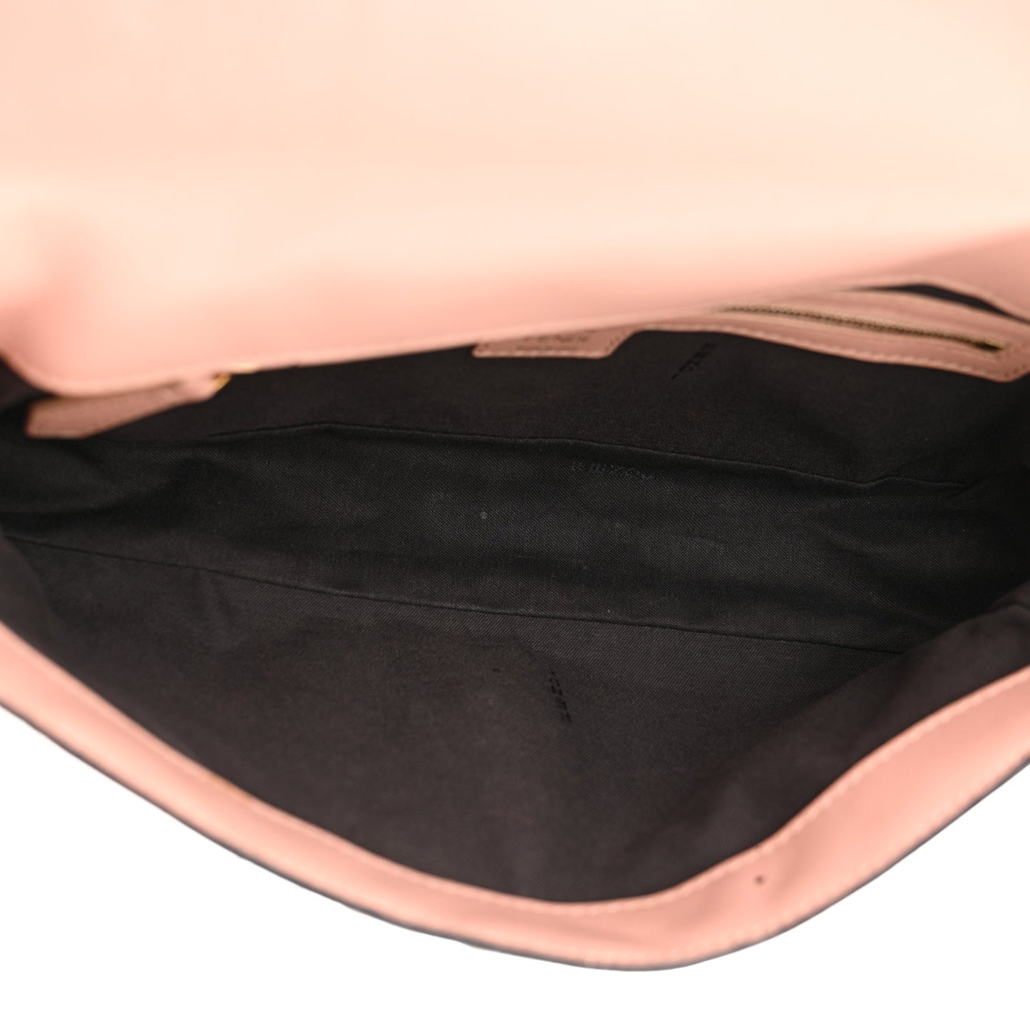 Nappa FF 1974 Embossed Baguette Rosa Bourbon