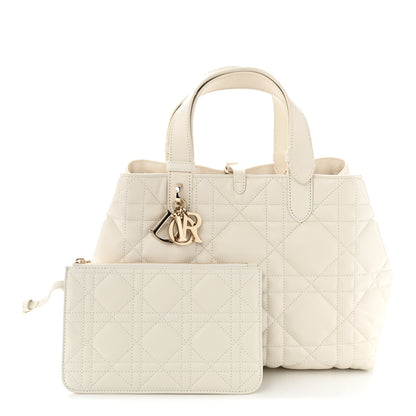 Christian Dior Calfskin Macrocannage Medium Toujours Latte 3 of 11