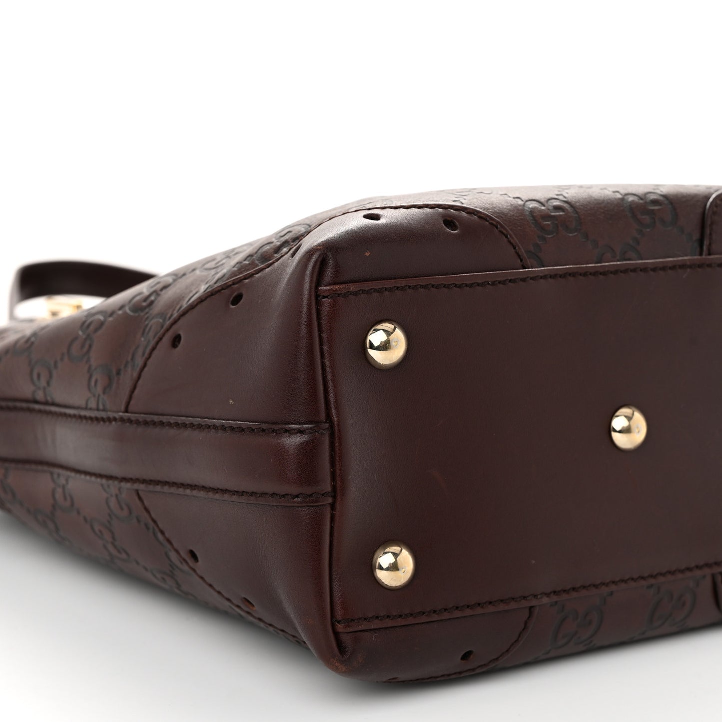 Guccissima Small Punch Tote Brown