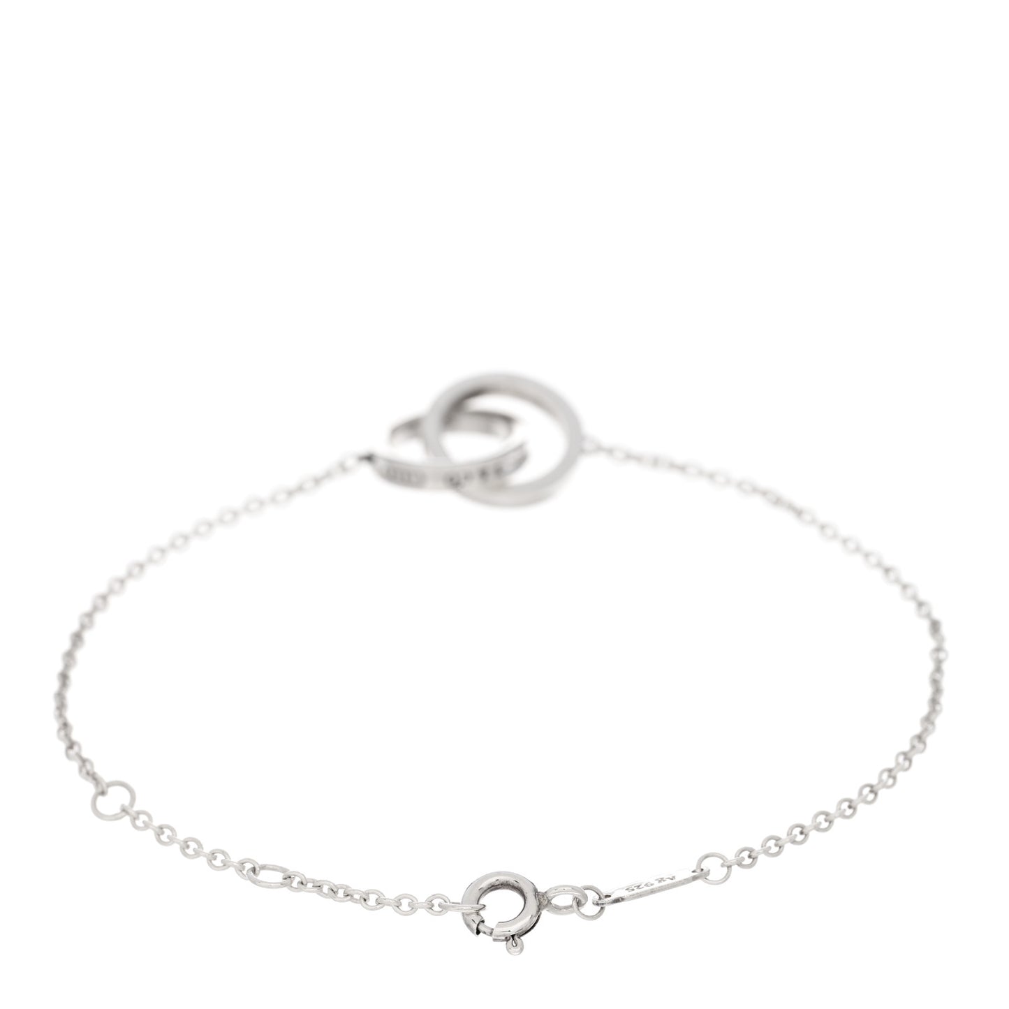 Sterling Silver 1837 Interlocking Bracelet