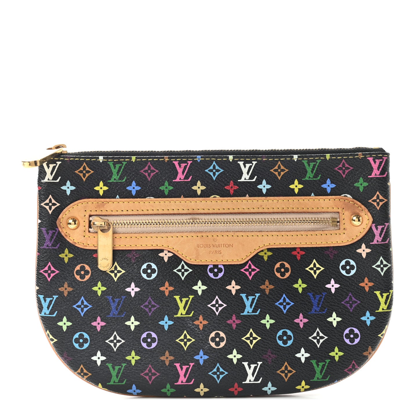 Monogram Multicolor Pochette Plate GM Black