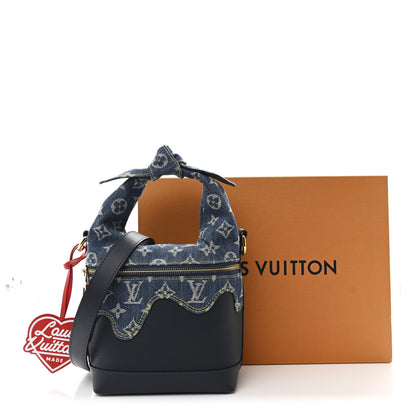 Louis Vuitton X NIGO Taurillon Monogram Denim Japanese Cruiser Blue 10 of 10