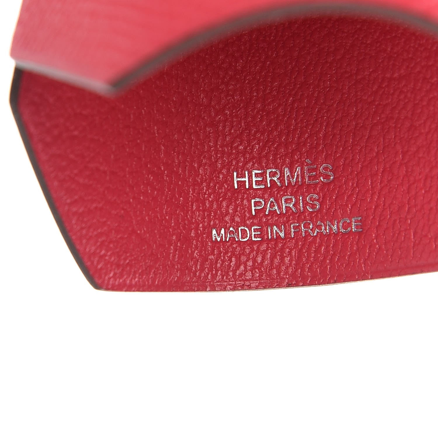 Hermes Epsom Clochette Cles Charm Rose Extreme 3 of 5