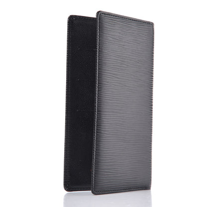 Louis Vuitton Epi Checkbook Cover Black 3 of 7