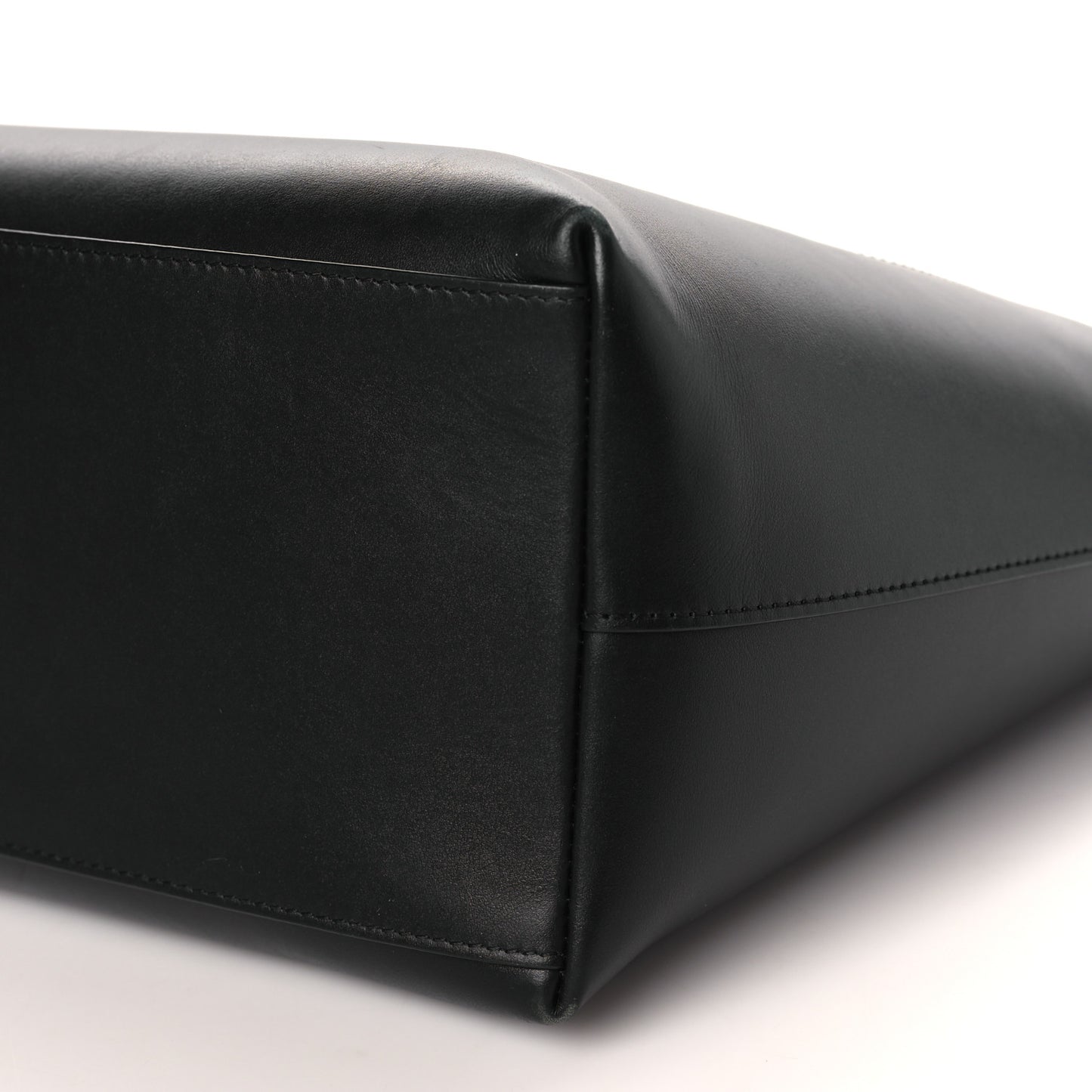 Calfskin DG Logo Shopper Tote Black
