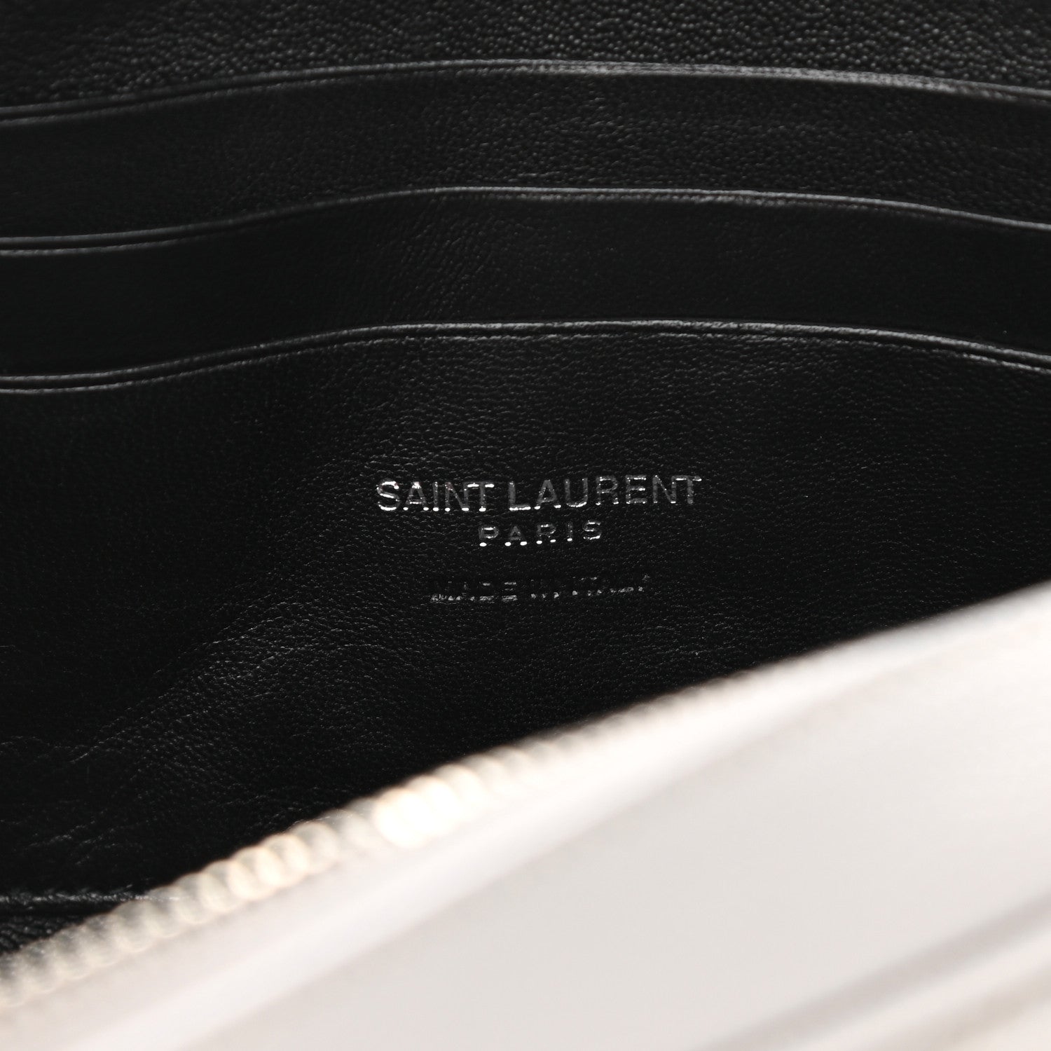 Saint Laurent Grain De Poudre Matelasse Monogram Mini Lou Camera Bag Granite 5 of 13