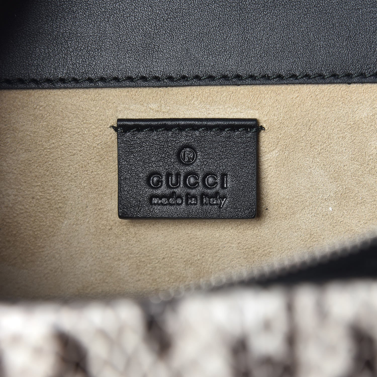 Gucci GG Supreme Monogram Elaphe Elephant Embroidered Small Dionysus Shoulder Bag 8 of 10