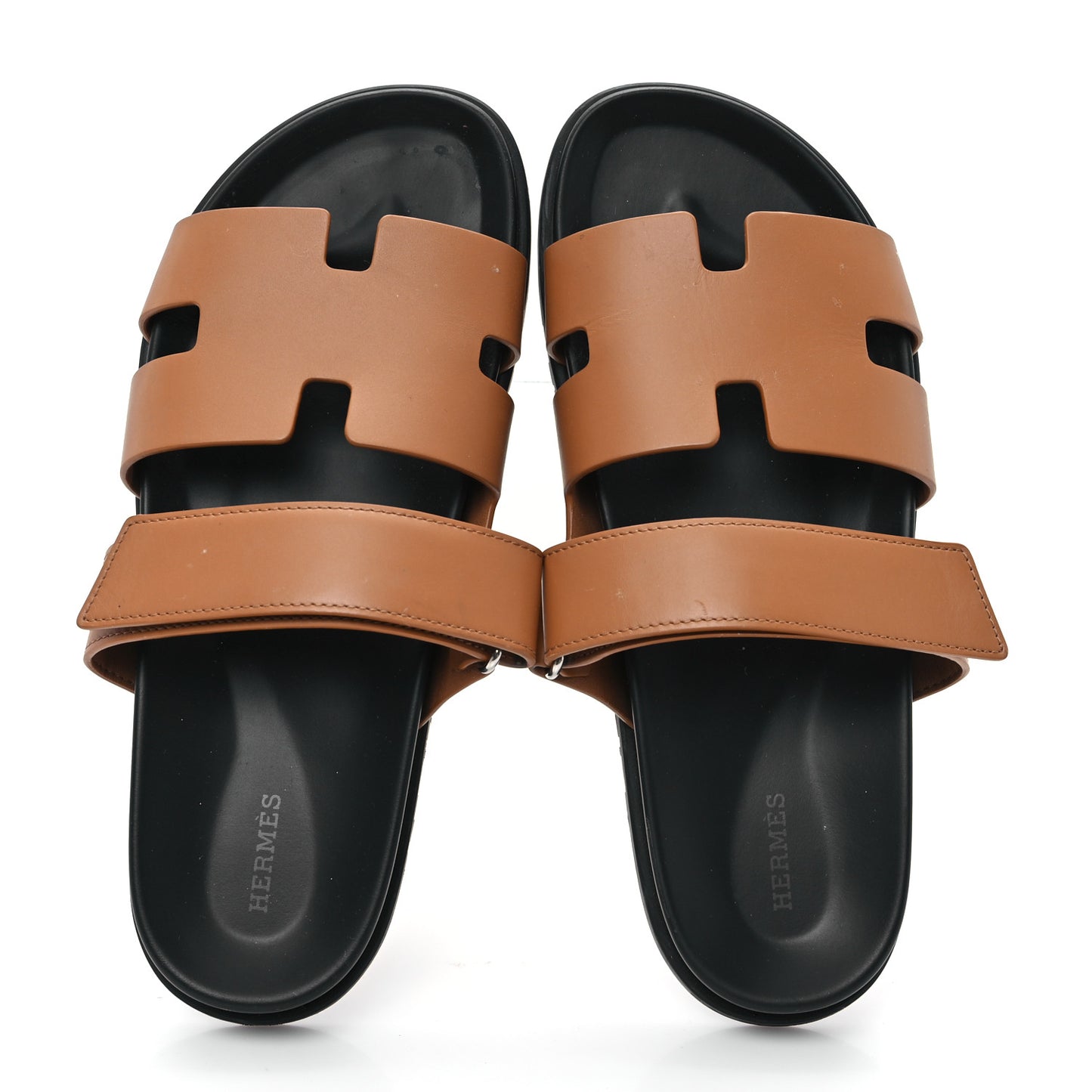 Calfskin Mens Chypre Sandals 43 Naturel