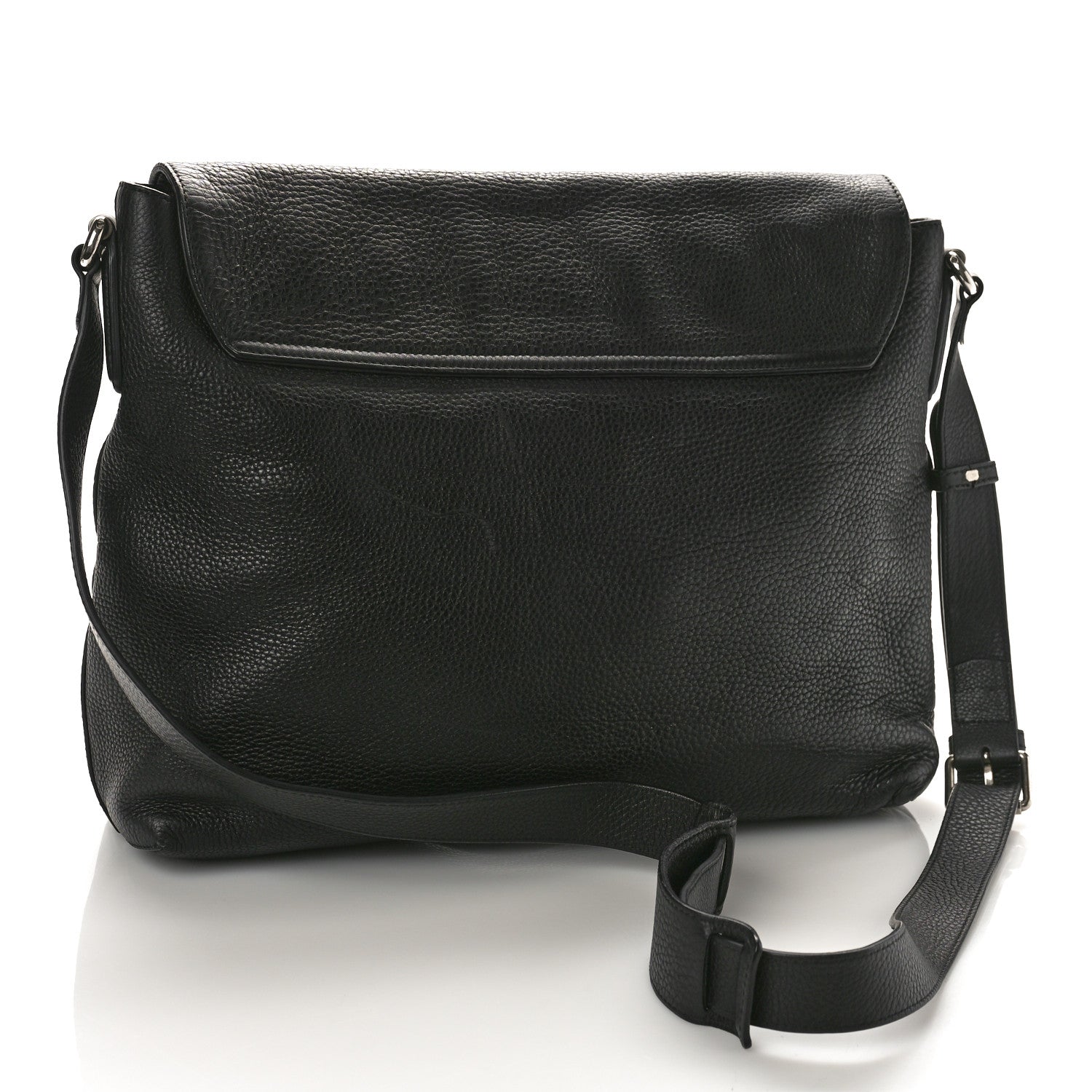 Gucci Pebbled Calfskin Soho Messenger Bag Black 3 of 10