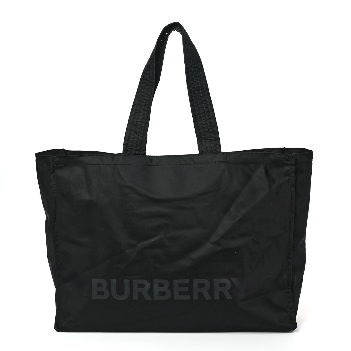 Nylon Trench Tote Black