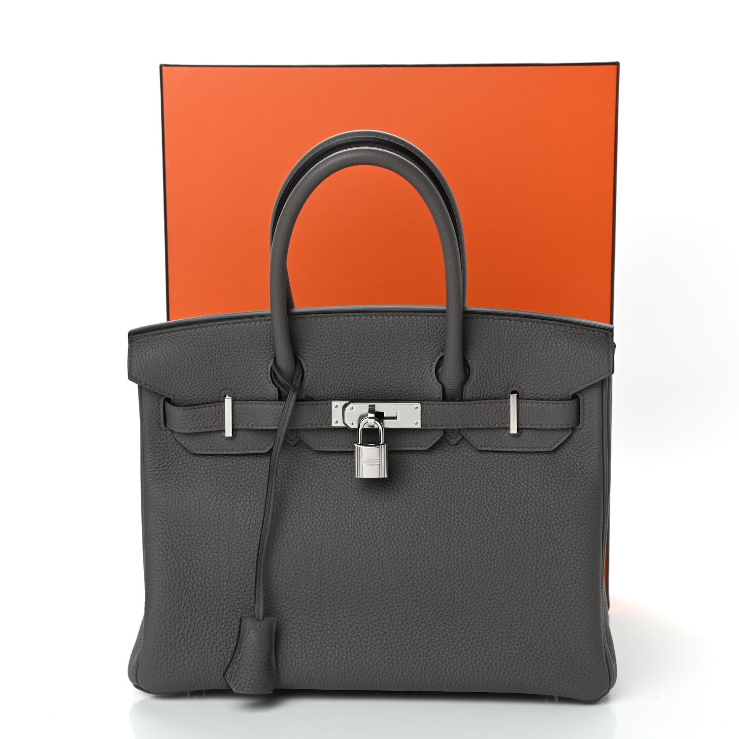 Hermes Togo Birkin 30 Etain 10 of 10