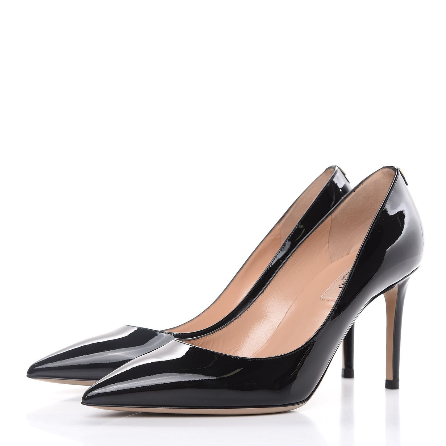 Patent Rockstud Simple Pumps 37 Black