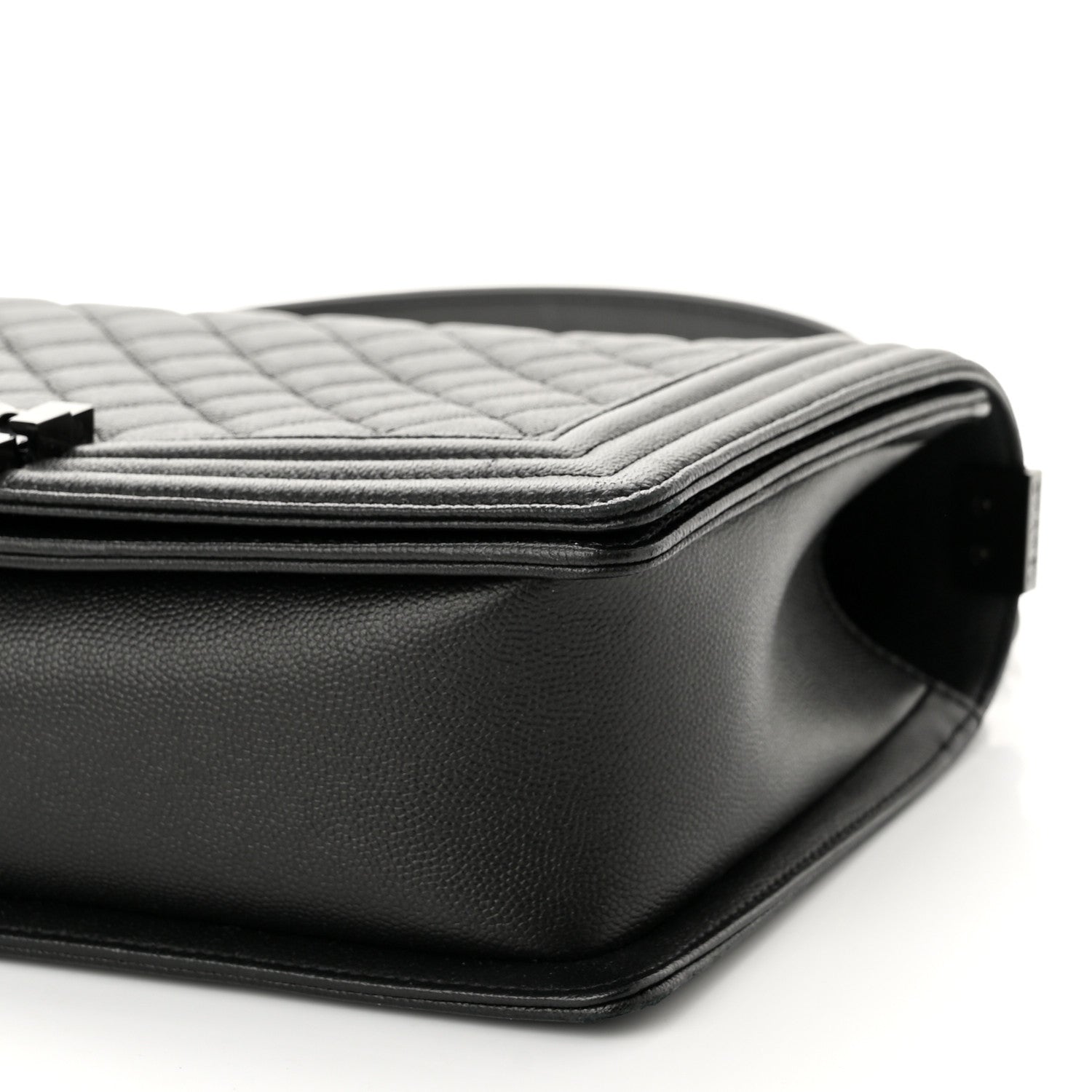 Chanel Caviar Quilted New Medium Boy Flap So Black 10 of 11