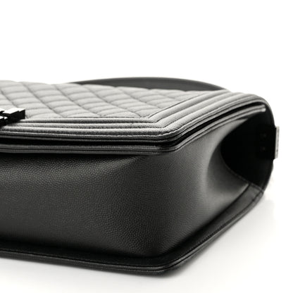 Chanel Caviar Quilted New Medium Boy Flap So Black 10 of 11