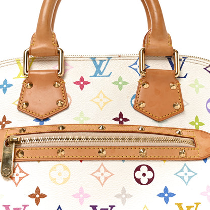 Louis Vuitton Monogram Multicolor Alma PM White 7 of 9