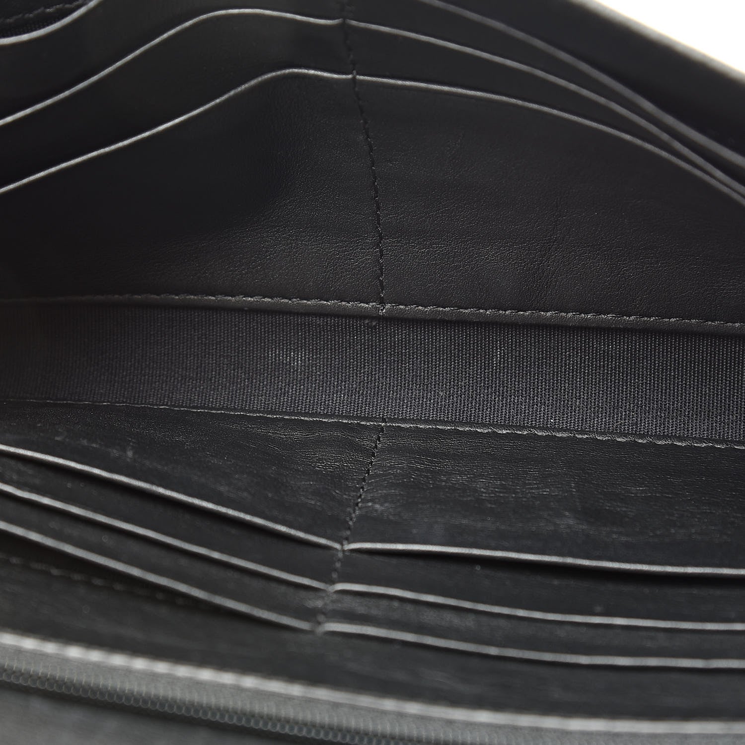 Jimmy Choo Calfskin Reese Clutch Wallet Black 8 of 8