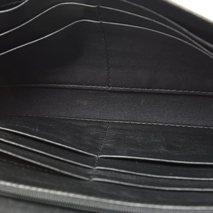 Jimmy Choo Calfskin Reese Clutch Wallet Black 8 of 8