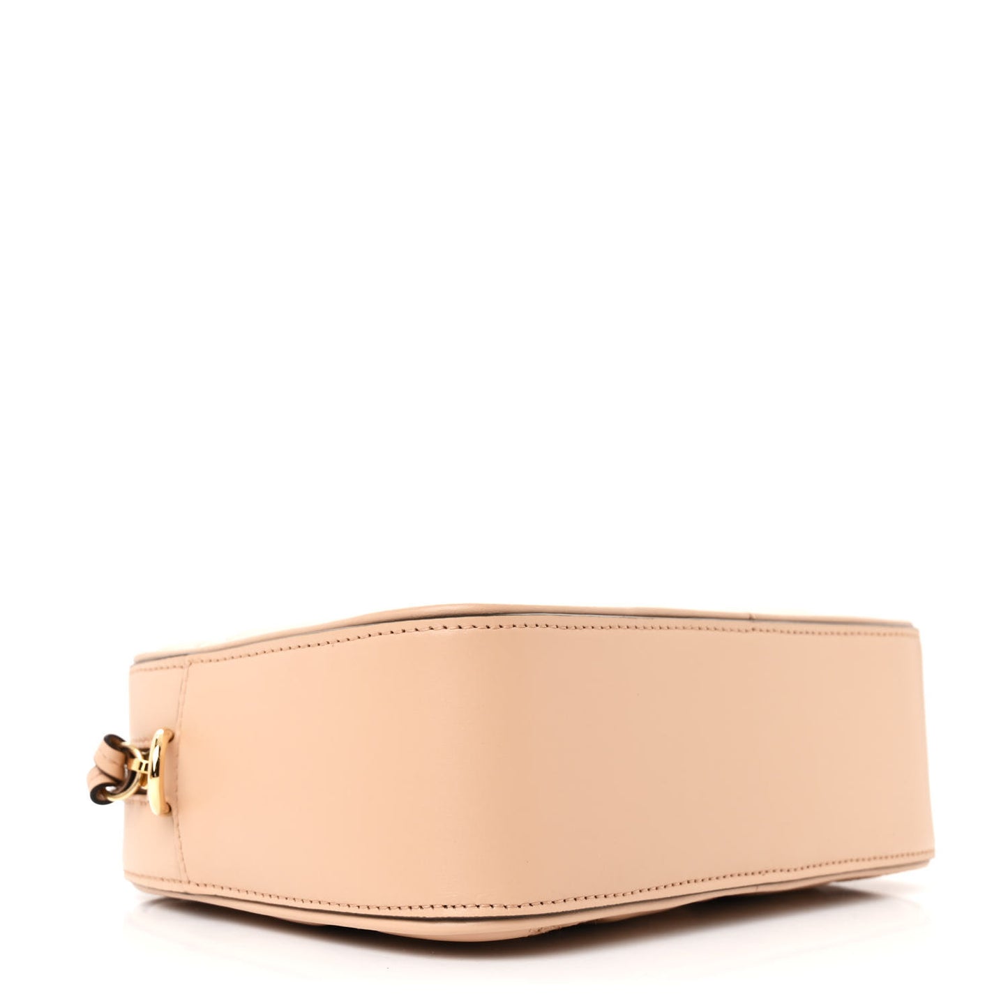 Calfskin GG Matelasse Small Shoulder Bag Pink Sand Natural