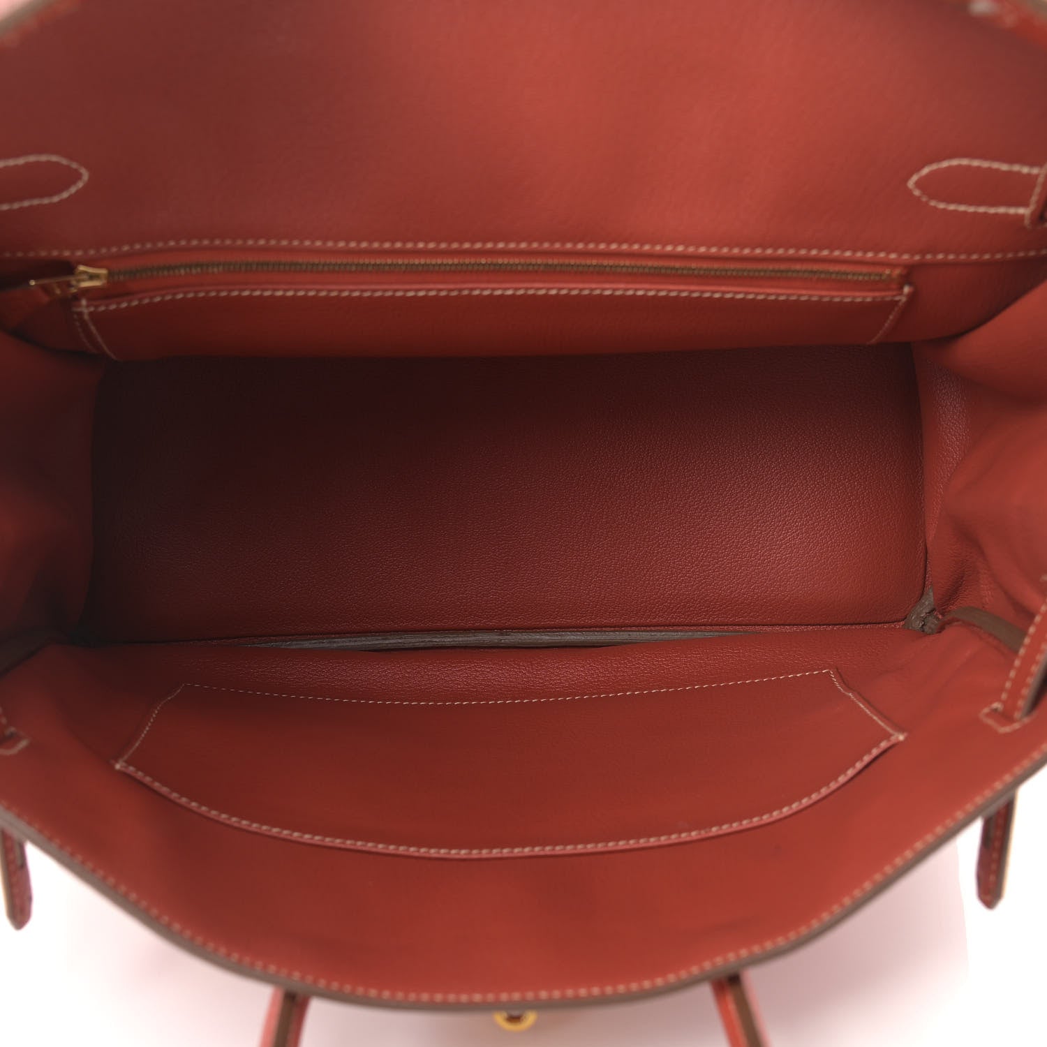 Hermes Taurillon Clemence Birkin 35 Sanguine 4 of 19