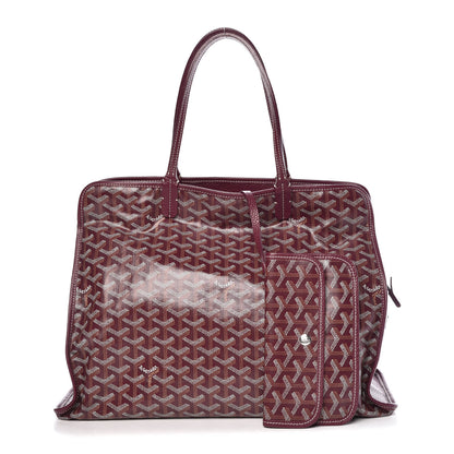 Goyard Goyardine Sac Hardy Pet Carrier PM Burgundy 1 of 12
