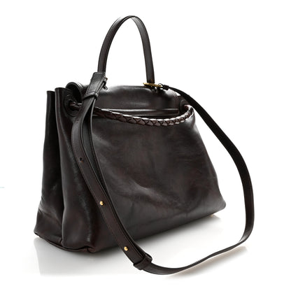 Bottega Veneta Silky Calfskin Medium Ciao Ciao Dark Mahogany 3 of 14