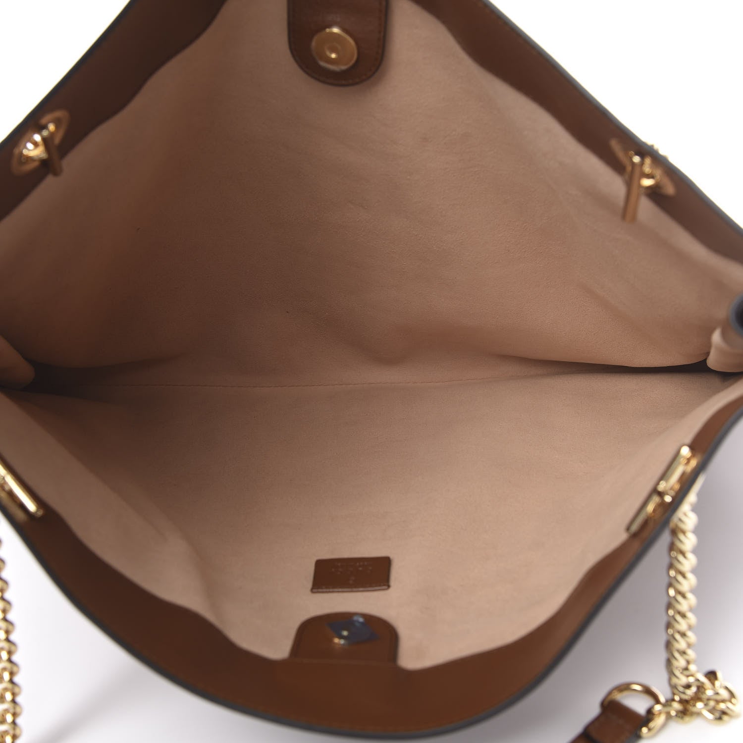 Gucci Calfskin Large Rajah Chain Tote Cuir 6 of 11
