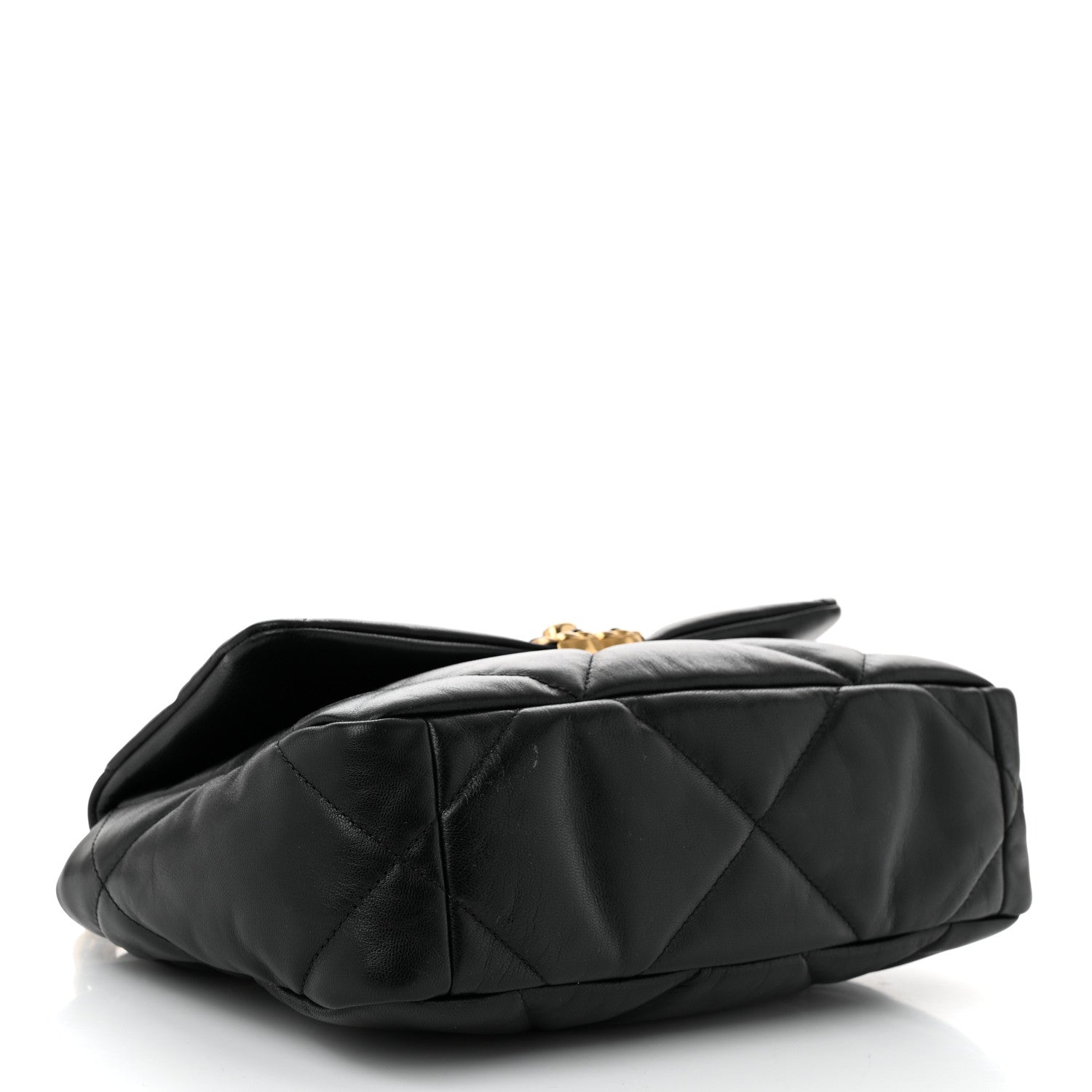 Chanel Goatskin Quilted Medium Chanel 19 Flap Black 4 of 11
