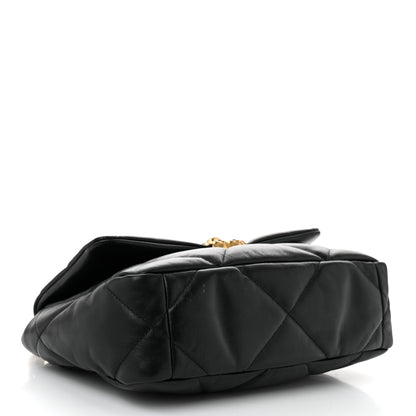 Chanel Goatskin Quilted Medium Chanel 19 Flap Black 4 of 11
