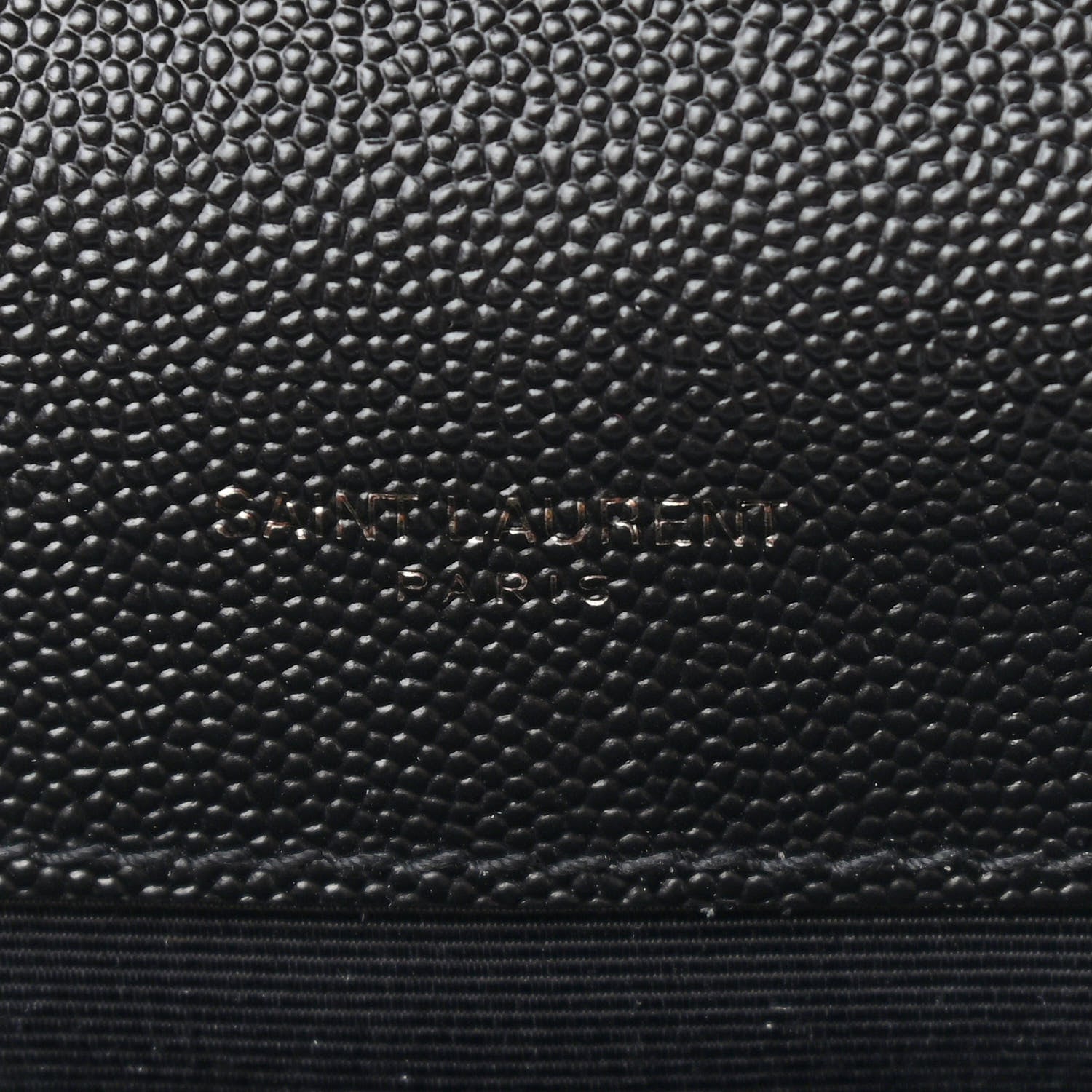 Saint Laurent Grain De Poudre Textured Mixed Matelasse Triquilt Medium Monogram Satchel Black 6 of 9