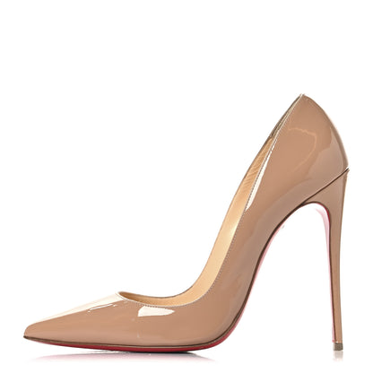 Christian Louboutin Patent So Kate 120 Pumps 39.5 Nude 1 of 8