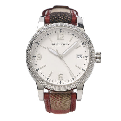 Burberry Stainless Steel Calfskin 38mm Utilitarian Quartz Watch BU7842 1 of 6