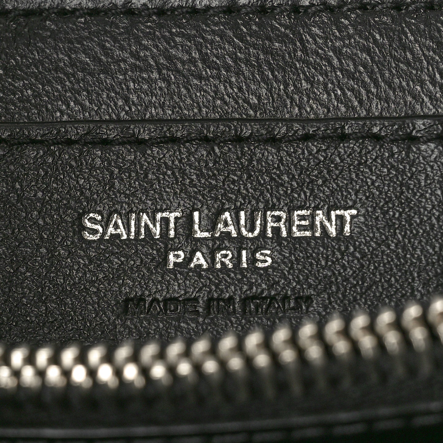 Calfskin Y Quilted Monogram Small Loulou Chain Satchel Black