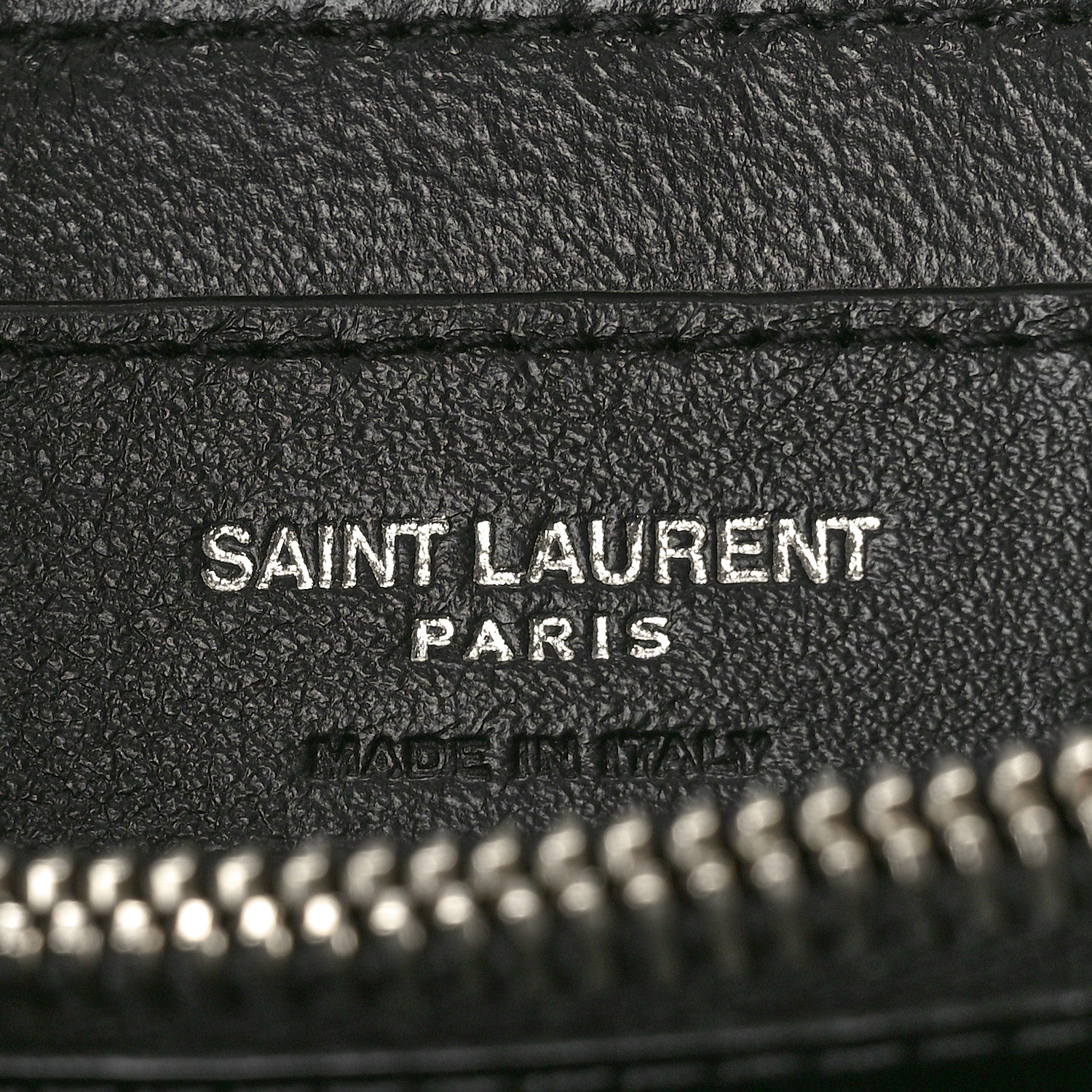 Saint Laurent Calfskin Y Quilted Monogram Small Loulou Chain Satchel Black 7 of 12