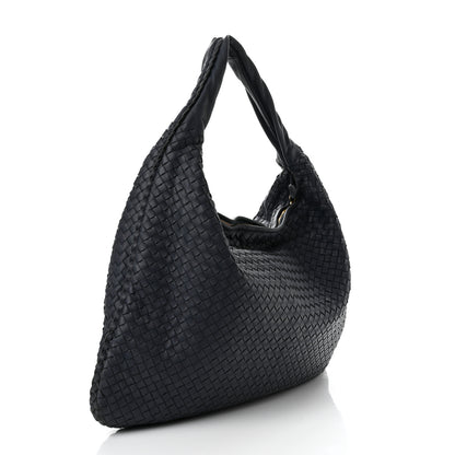 Bottega Veneta Nappa Intrecciato Large Veneta Hobo Ink 3 of 9