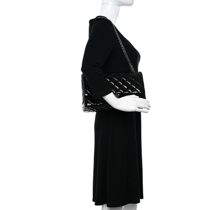 Chanel Patent Quilted 2.55 Reissue 226 Flap Black 2 of 12