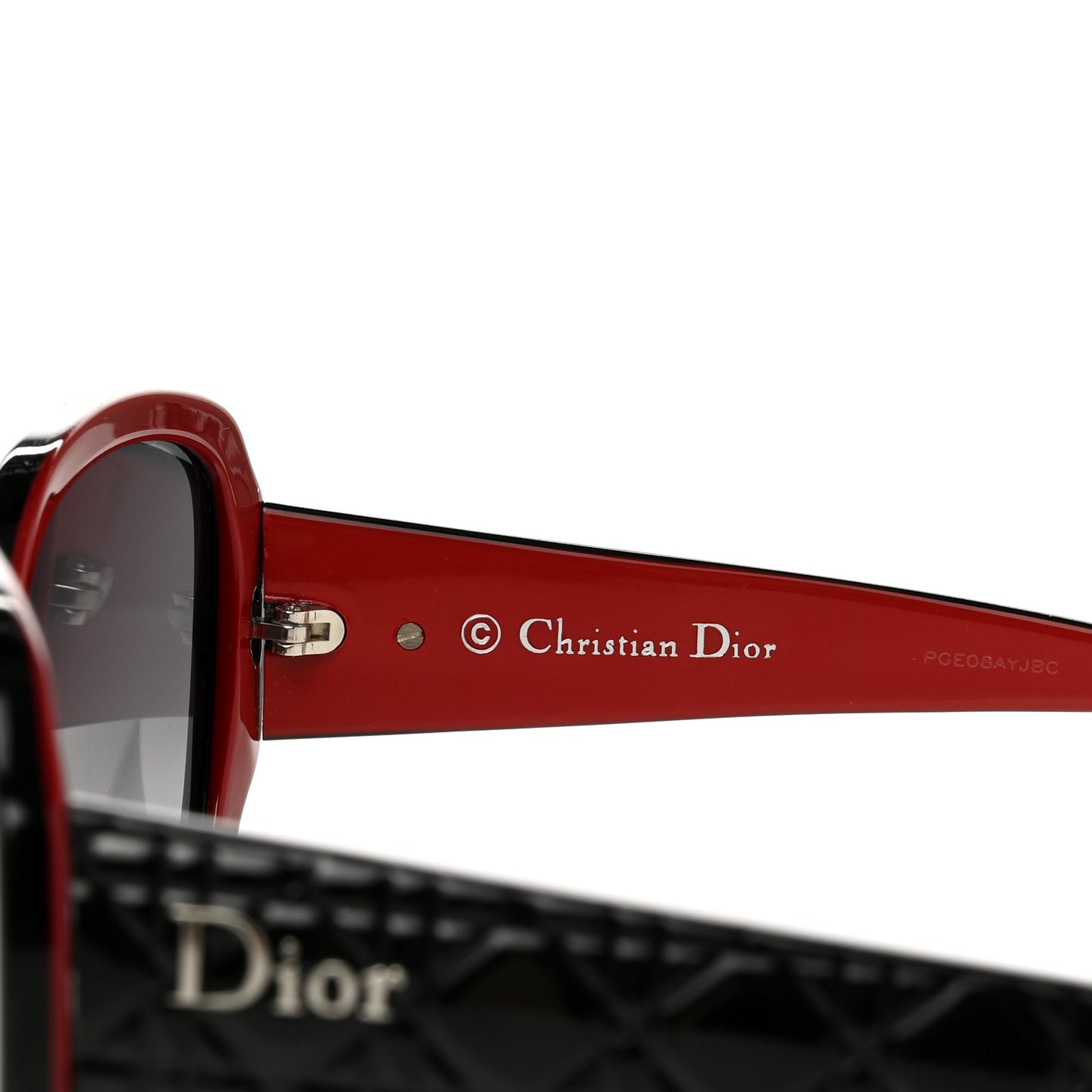 Resin Cannage Lady In Dior 1 Sunglasses Black Red