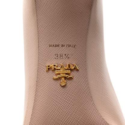 Prada Saffiano Patent Pumps 38.5 Cipria 7 of 8