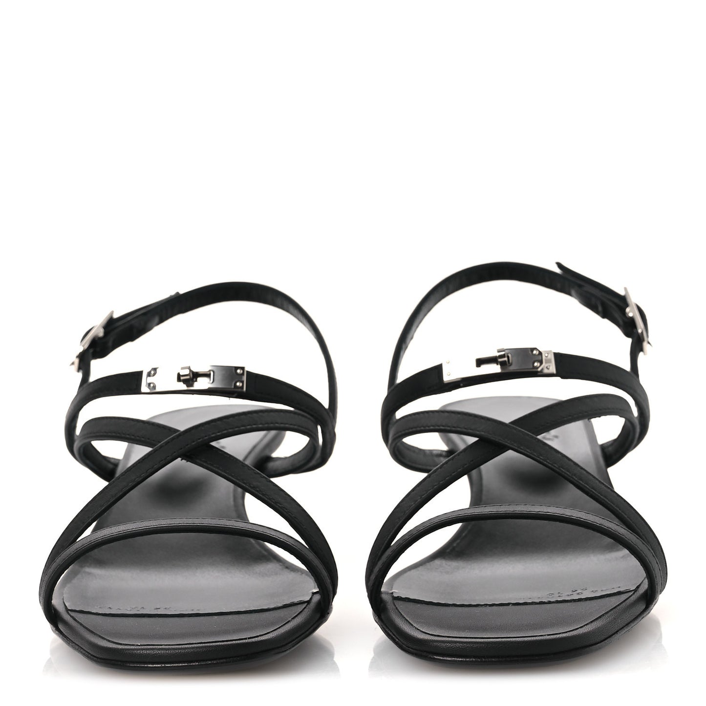 Calfskin Muse 40 Sandal 37 Black