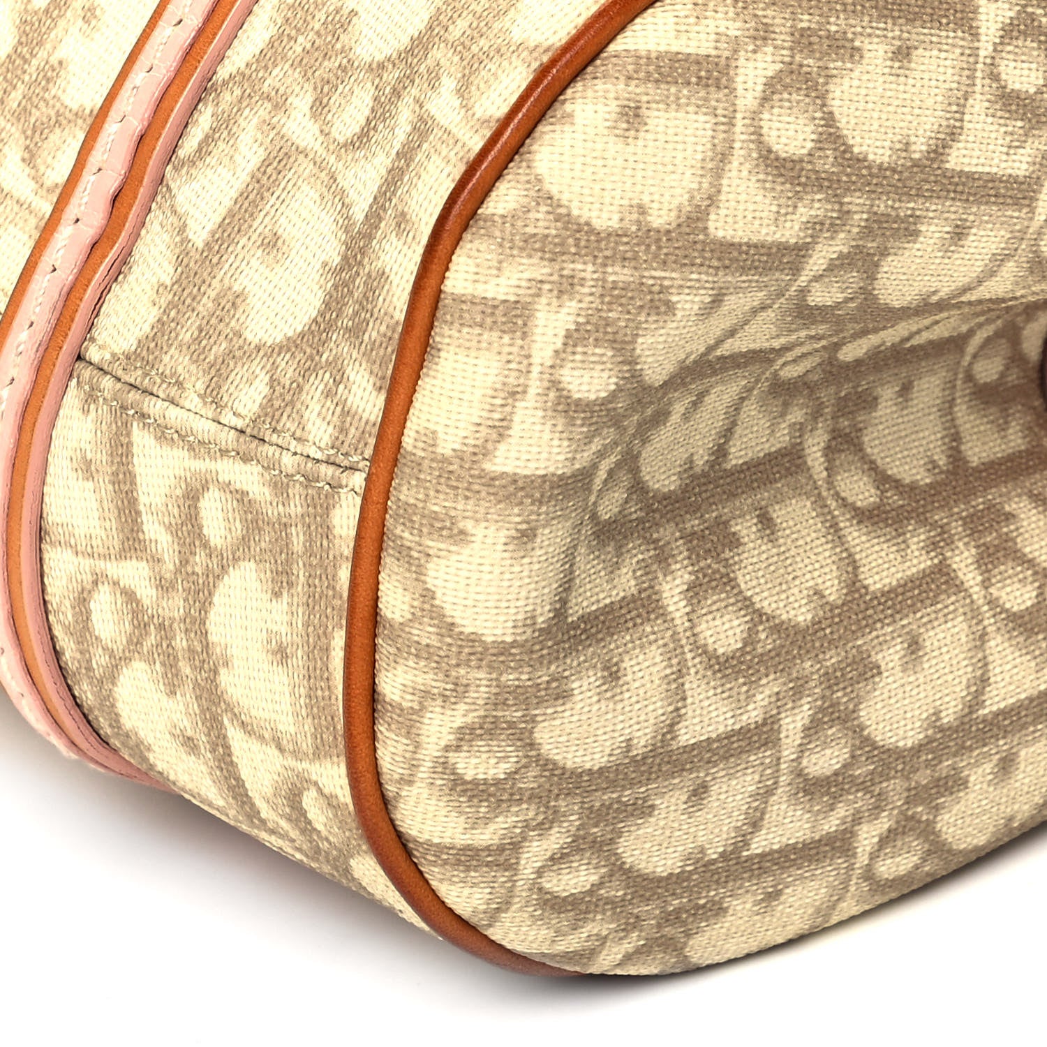 Christian Dior Monogram Romantique Trotter Flap Bag Beige Rose Clair 9 of 9