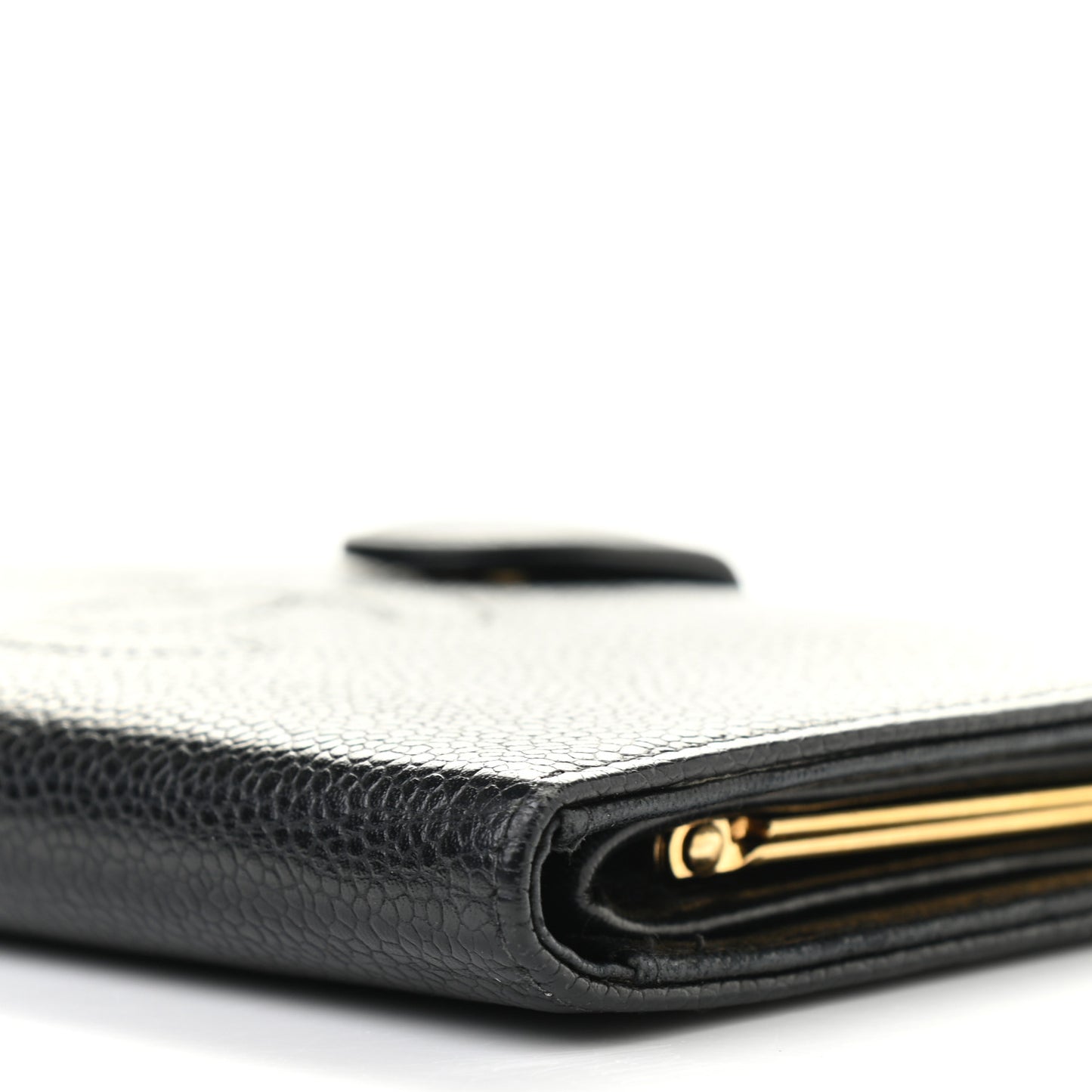 Caviar Timeless CC French Wallet Black